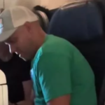 Man Cheating on Airplane