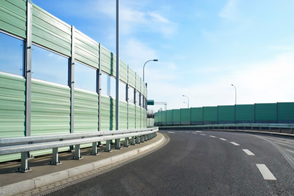 Sound Barrier Walls on Highways Polyurea