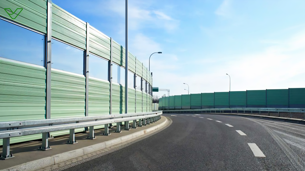 Sound Barrier Walls on Highways Polyurea