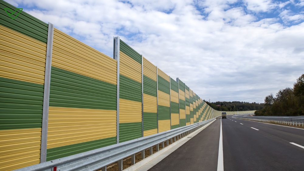 Sound Barrier Walls on Highways Polyurea