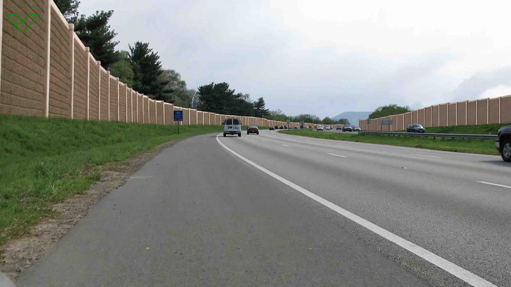 Sound Barrier Walls on Highways Polyurea