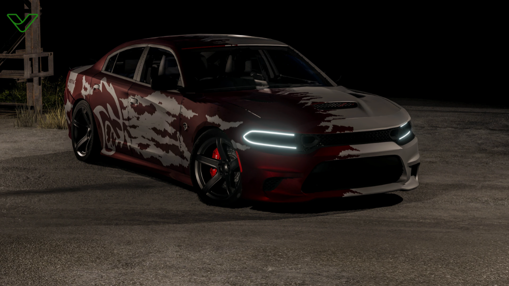 Aries Livery BeamNG Charger